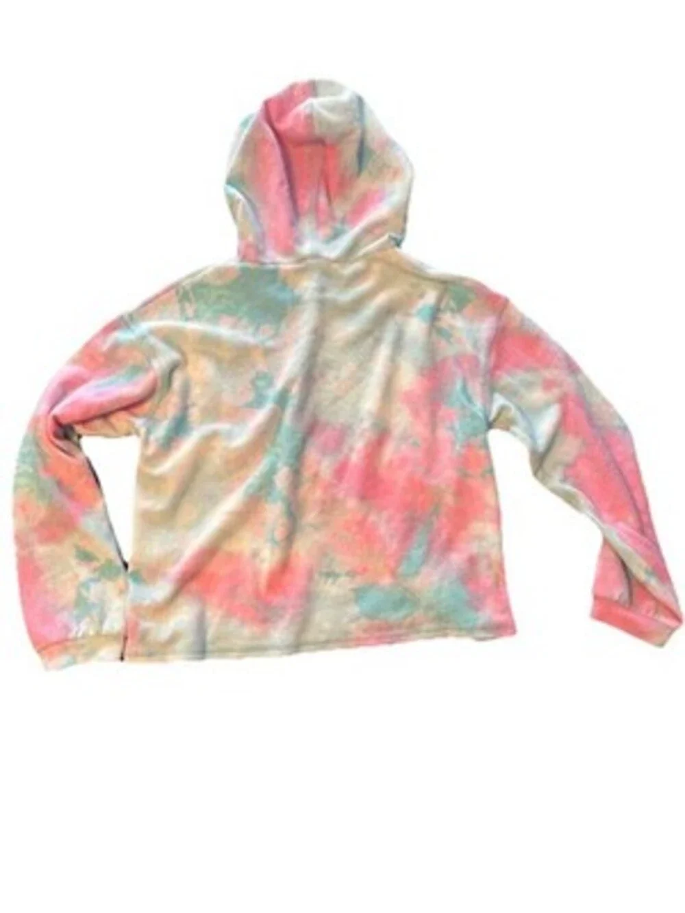 FRESHMAN GIRL'S 2 PC SET TOP & PANTS SIZE 7/8 Tie Dye Fleece Pullover Pink